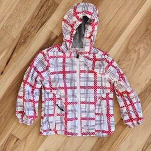 **3/$15 - Tag Girls Lined Red Plaid Jacket - Size 4